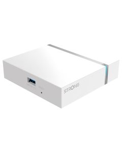 STRONG android box LEAP-S3+V2/ 4K UHD/ H.265/HEVC/ NETFLIX/ O2 TV/ HBO Max/ HDMI/ USB/ LAN/ Wi-Fi/ Android TV 11/ bílý