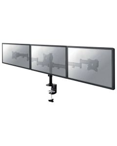 Neomounts Select NM-D135D3BLACK/Držák displeje/na stůl/10-27"/svorka+průchodka/VESA 100X100/nosn.3x 8kg/3 displeje/černý