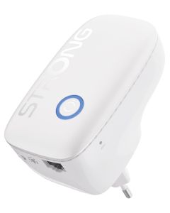 STRONG Dual Band opakovač 1200/ Wi-Fi standard 802.11a/b/g/n/ac/ 1200 Mbit/s/ 1x LAN/ 1x zásuvka/ noční světlo/ bílý
