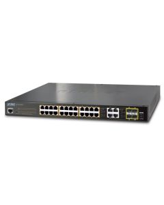 Planet GS-4210-24PL4C L2 switch, 28x1Gb, 4x1Gb SFP, 24x PoE 802.3at 430W