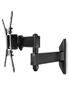 NEDIS nástěnný držák pro LCD a TV/ 10 - 32"/ nosnost 30 kg/ náklon ± 15°/ otáčení 180°/ kloubový (3 klouby)