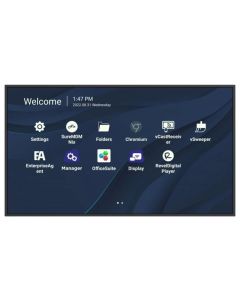 ViewSonic Prezentační Display CDE4330/43"/24-7 LCD/3840x2160/6ms/450cd/HDMI x 2/USB A x 2/USB-C/RJ45/RS232/repro/Android