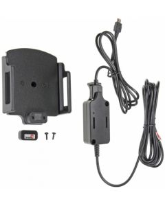 Brodit držák do auta na mobilní telefon nastavitelný se skrytým nabíjením š.75-89 mm, tl.6-10mm