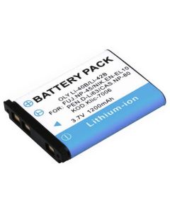 TRX baterie CASIO/ 1200 mAh/ Casio NP80, Exilim EX-Z35BK, Z35PE, Z35SR, Z550/ neoriginální