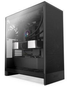 NZXT skříň H7 Flow edition / ATX / 3x 120 mm fan / USB-C / 2x USB / prosklená bočnice / mesh panel / černá
