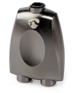 NEDIS PROFIGOLD Toslink adaptér/ Toslink zásuvka - 2x Toslink zásuvka/ rozbočovač/ hliník/ šedý/ BOX
