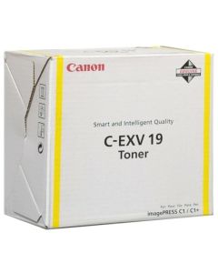 Canon originální  TONER CEXV19 YELLOW Imagepress C1/C1+ 16 000 stran A4 (5%)