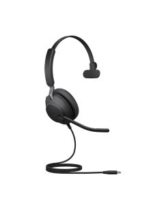 Jabra Evolve2 40 SE/Mono/USB-C/Drát/Černá