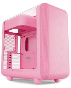 HYTE skříň X50 Strawberry Milk / prosklená zaoblená bočnice / bez zdroje / 1x USB-C / 2x USB-A