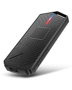 AXAGON externí RGB box pro M.2 NVMe SSD / EEM2-GAM / USB-C / USB 3.2 Gen2 / až 10 Gbit/s / kabel 50cm