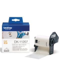 Brother - DK-11207 (papírové / CD, DVD štítek-100 ks)