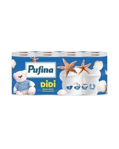 Toaletní papír Pufina Ocean Breeze,3vrstvý,16 rolí