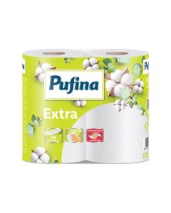 Kuchyňské utěrky Pufina Extra, 2vrstvé, 2 role