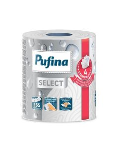 Kuchyňské utěrka Pufina Select, 4vrstvá, 1 role