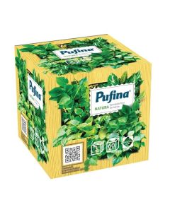 Papírové kapesníčky Pufina Cube - 3vrstvé, 60 ks