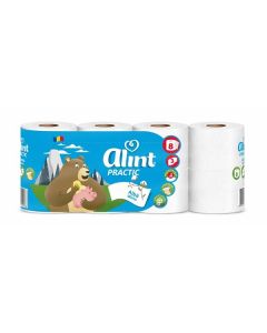 Toaletní papír Alint Practic white, 3vrstvý,8 rolí