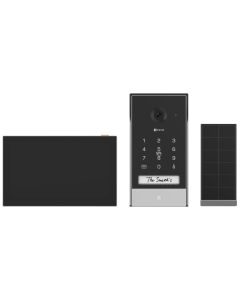 EZVIZ chytrý domácí interkom EP7/ Wi-Fi/ 2K/ 7" dotykový monitor/ videotelefon/ bezdrátový zvonek/ IP65/ černo-stříbrný