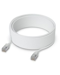 Ubiquiti UniFi Premium Patch Cable 5m - Patch kabel, Cat6a, Etherlighting, bílý, délka 5m