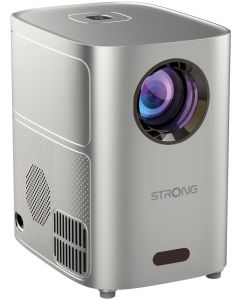 STRONG projektor Q1/ LCD/ HD (1280x720)/ 180 ANSI lm/ USB 2.0/ HDMI/ BT/ Wi-Fi/ Repro/ šedý