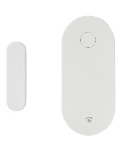 NEDIS chytrý dveřní nebo okenní snímač/ Android & iOS/ Zigbee/ SmartLife/ baterie CR2032 součástí balení/ bílý