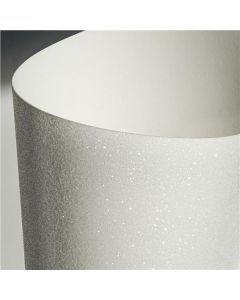 Kreativní papír A4 třpytivý - 210 g, bílý, 5 ks