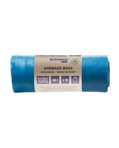 Pytle na odpad Donau ECO – 60l, 30mic, 10ks,modré