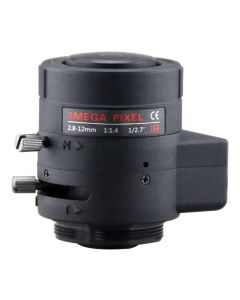 XtendLan Objektiv Vari-focal DC Drive AutoIris, IR, 2.8-12mm, CS-mount, 1/2.7", 106-32 stupnů, do 2Mpix