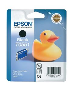 Epson inkoustová náplň/ C13T055140/ Stylus Photo R240/ RX 420/ 425/ 520/ Černá