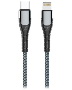 Colorway Datový Kabel Type C-Apple Lightning/ 3.0/ Fast Charging/ 30W/ 2m/ Šedý