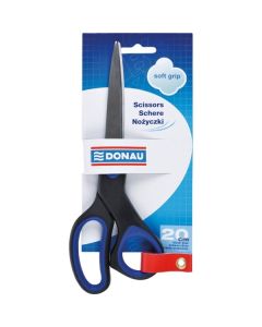 Nůžky Donau Soft grip, 20,5 cm, modré
