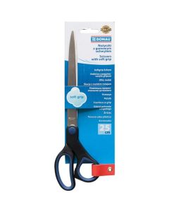 Nůžky Donau Soft grip, 25 cm, modré