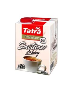 Smetana do kávy Tatra -Premium,10% tuk,uzávěr,500g