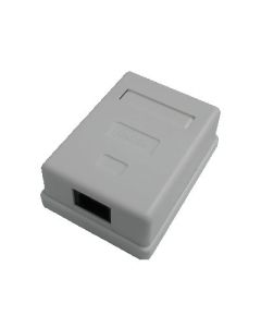 DATACOM Datová zásuvka UTP CAT5E 1xRJ45 na omítku bílá