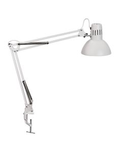Stolní lampa MAULstudy - k upevnění na stůl, bílá