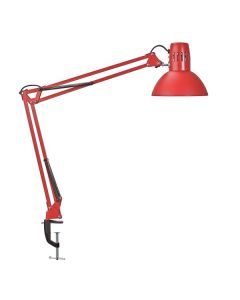 Stolní lampa MAULstudy - k upevnění na stůl, červe