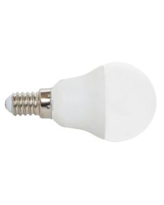 LED žárovka mini globe E14, 7 W, 2700 K, 530 lm