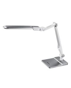 Stolní LED lampa Ecolite Matrix, bílá/stříbrná