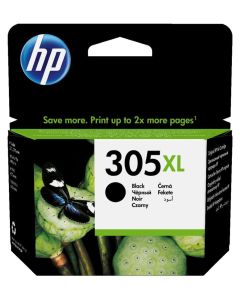 HP inkoustová kazeta 305XL (černá originál) pro - DeskJet 2300, 2710, 2720, DeskJet Plus 4100, ENVY 6000, ENVY Pro 6400