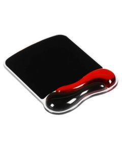 Kensington podložka pod myš Duo Gel Mouse Pad - černo-červená