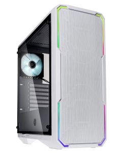 BitFenix skříň Enso Mesh / ATX / 2x120mm / 2xUSB 3.0 / ARGB / tvrzené sklo / bílá