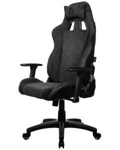 AROZZI herní židle AVANTI Soft Fabric Dark Grey/ látkový povrch/ tmavě šedá
