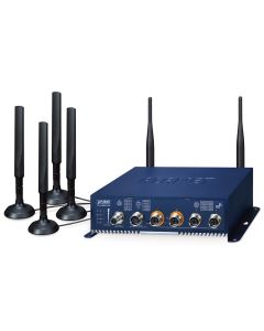 Planet VCG-2406WP-NR mobilní brána, 4 GbE (2x PoE+), 5G, WiFi, GPS, M12, VPN router, IP50