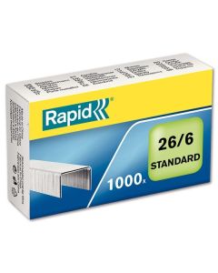 Drátky Rapid Standard, 26/6, 1000 ks