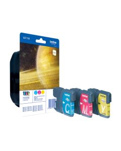 BROTHER inkoustová náplň LC-1100 RBWBP/ multipack/ Tři barvy