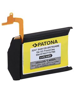 PATONA baterie pro chytré hodinky Samsung Gear S3 380mAh