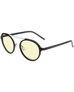 GUNNAR kancelářske/herní brýle  PACIFICA ONYX-SILVER jantarová skla BLF 65 GUNNAR focus