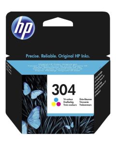 HP 304 Tříbarevná originální inkoustová kazeta