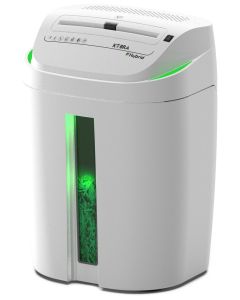 KOBRA skartovač C4-HYBRID/ příčný řez 3,5 x 40 mm/ A4/ kapacita 17 listů/ objem koše 40l/ stupeň utajení P4/ bílo-zelený