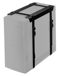 Neomounts CPU-D025BLACK /Držák na PC/pod stůl/horizont. i vertik. montáž/výška PC: 3-60 cm/šírka PC: 8-70 cm /černý