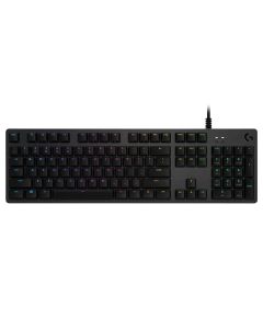 Logitech herní klávesnice G512 LIGHTSYNC RGB/ mechanická/ GX Red/ USB/ US layout/ Carbon